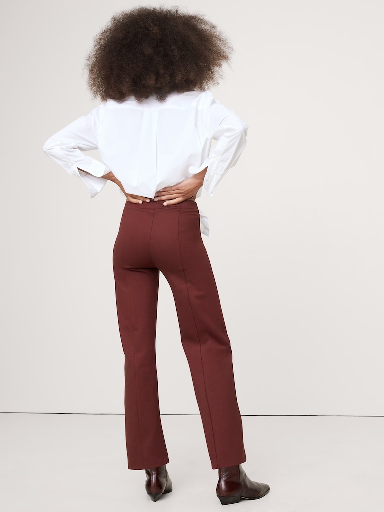 Straight Everywhere Ponte Ankle Pant