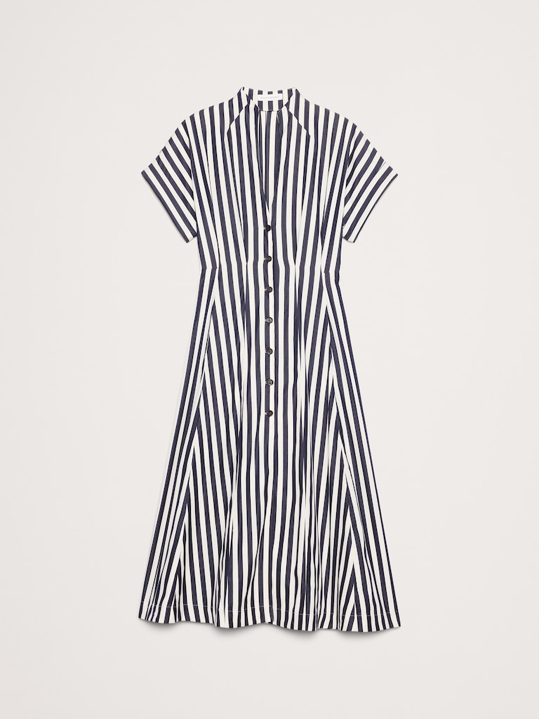 Cotton Poplin Shirt Dress