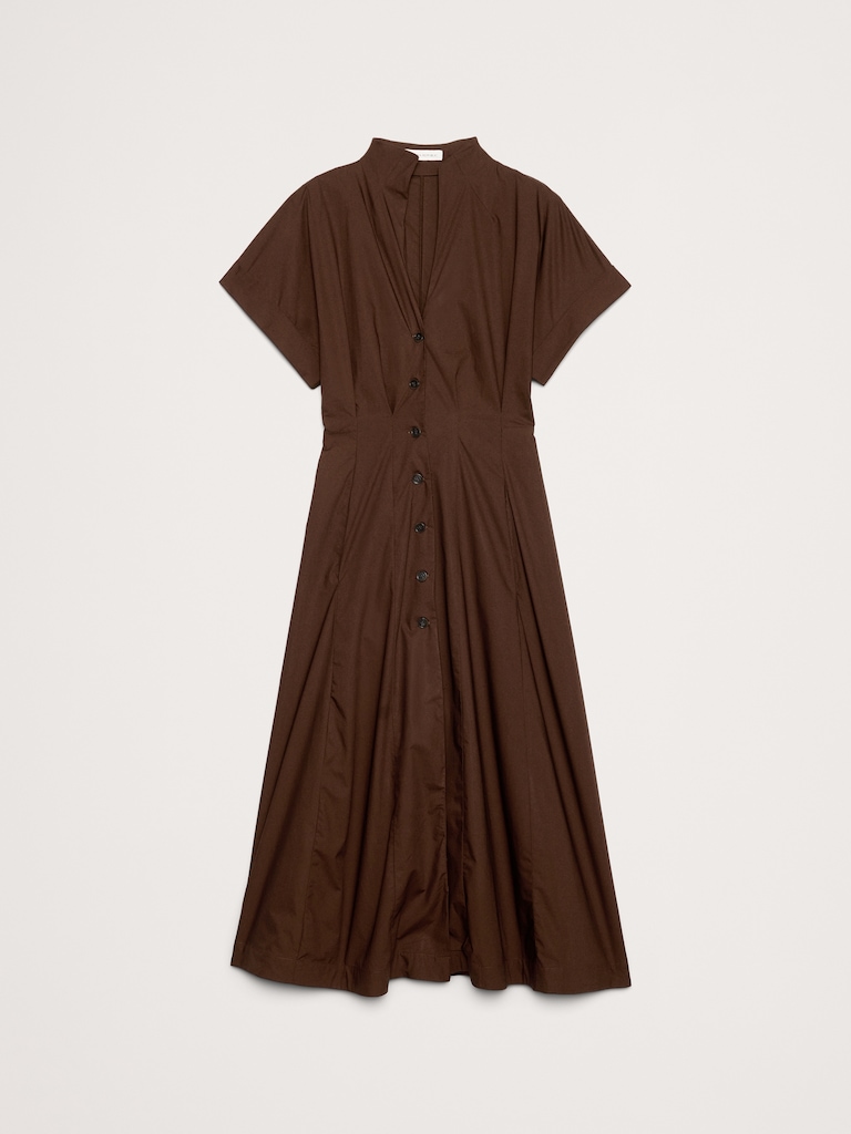 Cotton Poplin Shirt Dress