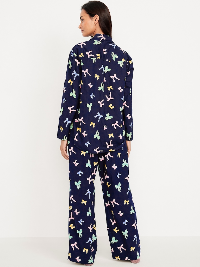 Poplin Pajama Pant Set