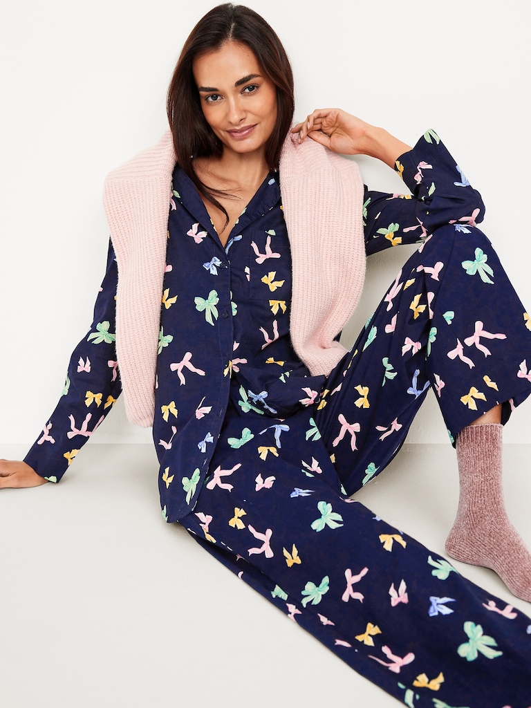 Poplin Pajama Pant Set