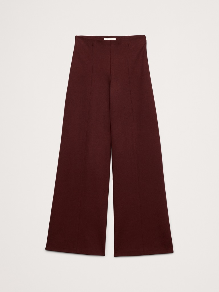 High-Rise Wide-Leg Everywhere Ponte Pull-On Pant