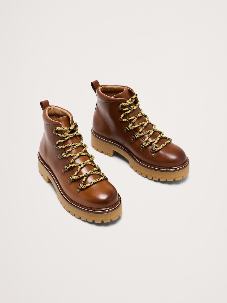Italian Leather Alpine Boot