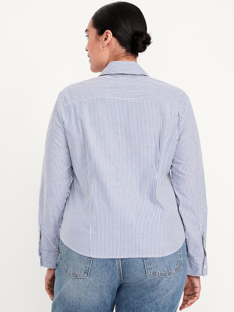 Slim Button-Down Striped Shirt