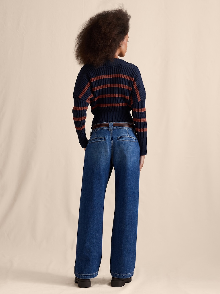 Mid-Rise Trouser Jean
