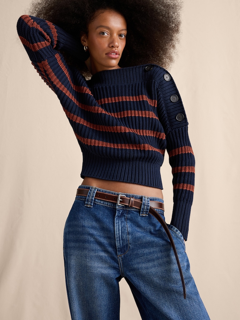 Mid-Rise Trouser Jean