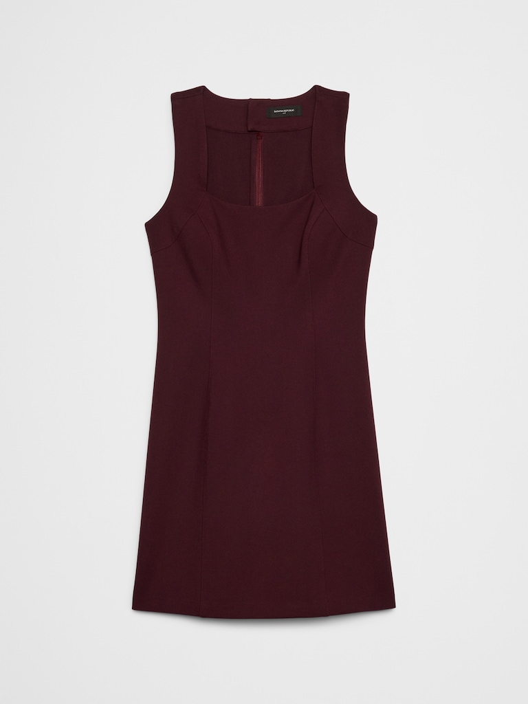 Seamed Mini Dress
