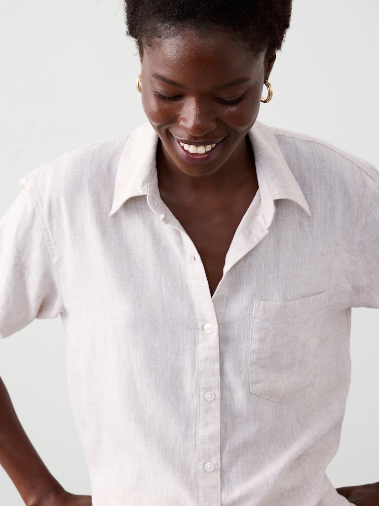 Perfect Linen-Blend Shirt