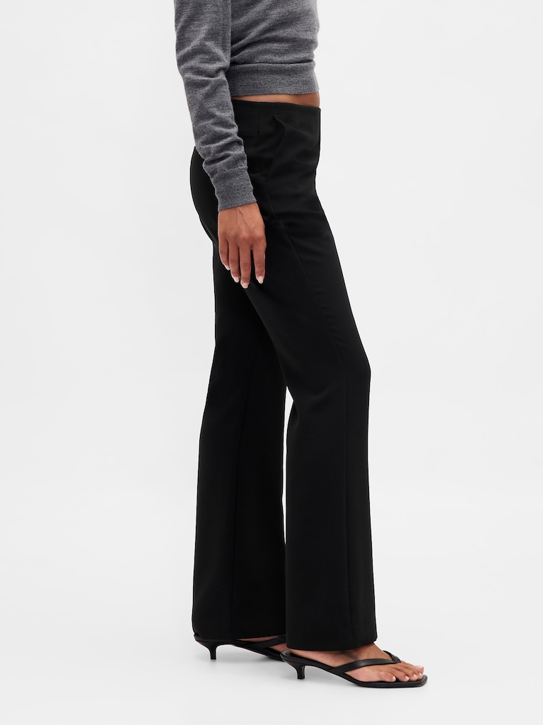 Low Rise Twill Flare Pants