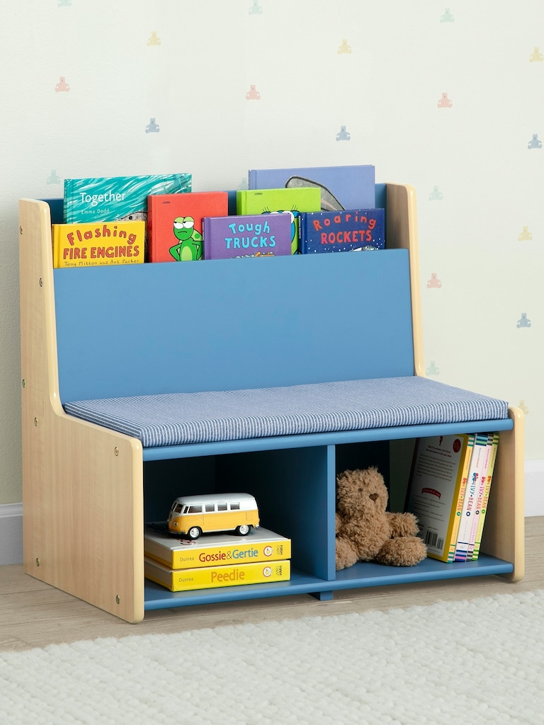 Toddler Reading Nook with Padded Bench