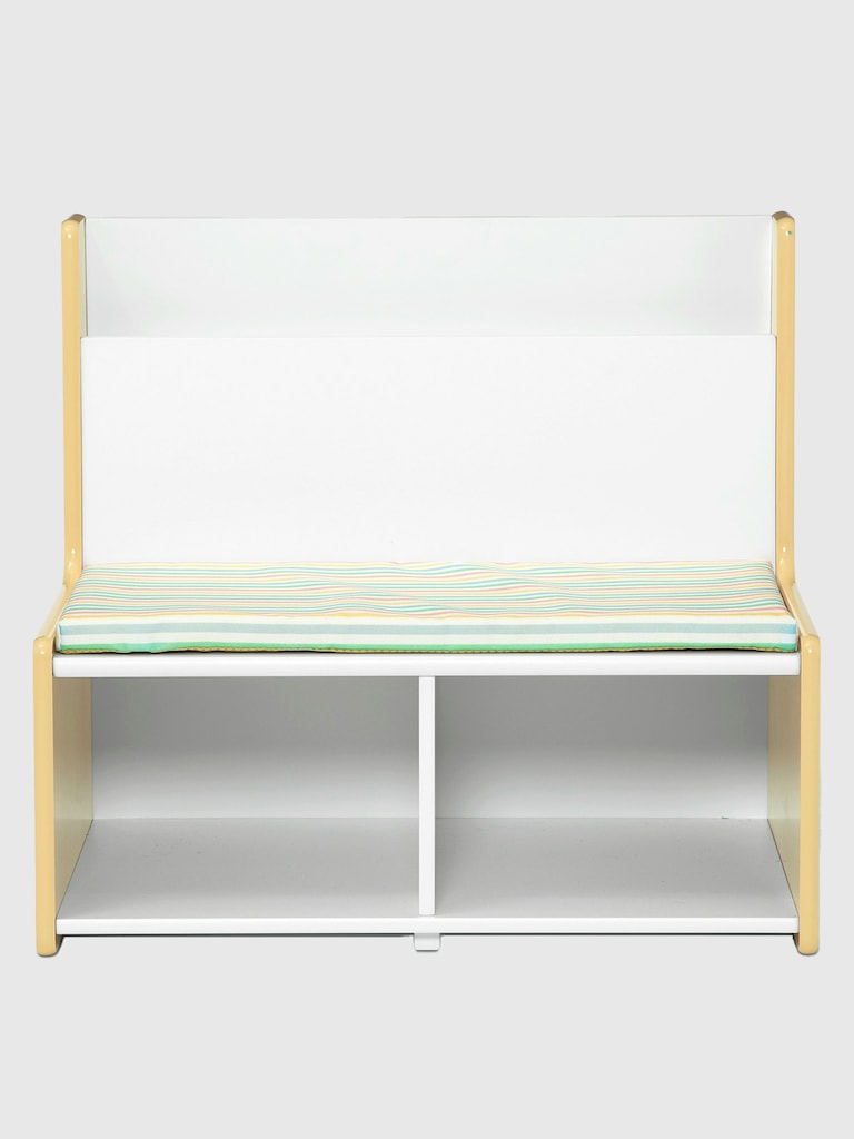 Toddler Reading Nook with Padded Bench