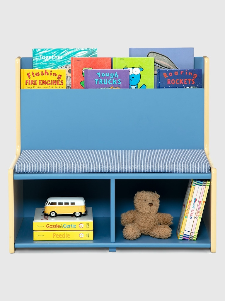 Toddler Reading Nook with Padded Bench
