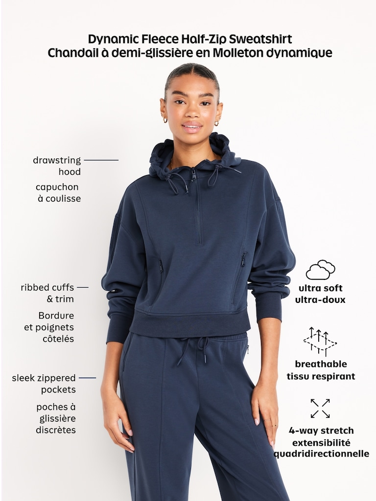 Dynamic Fleece Half-Zip Sweatshirt