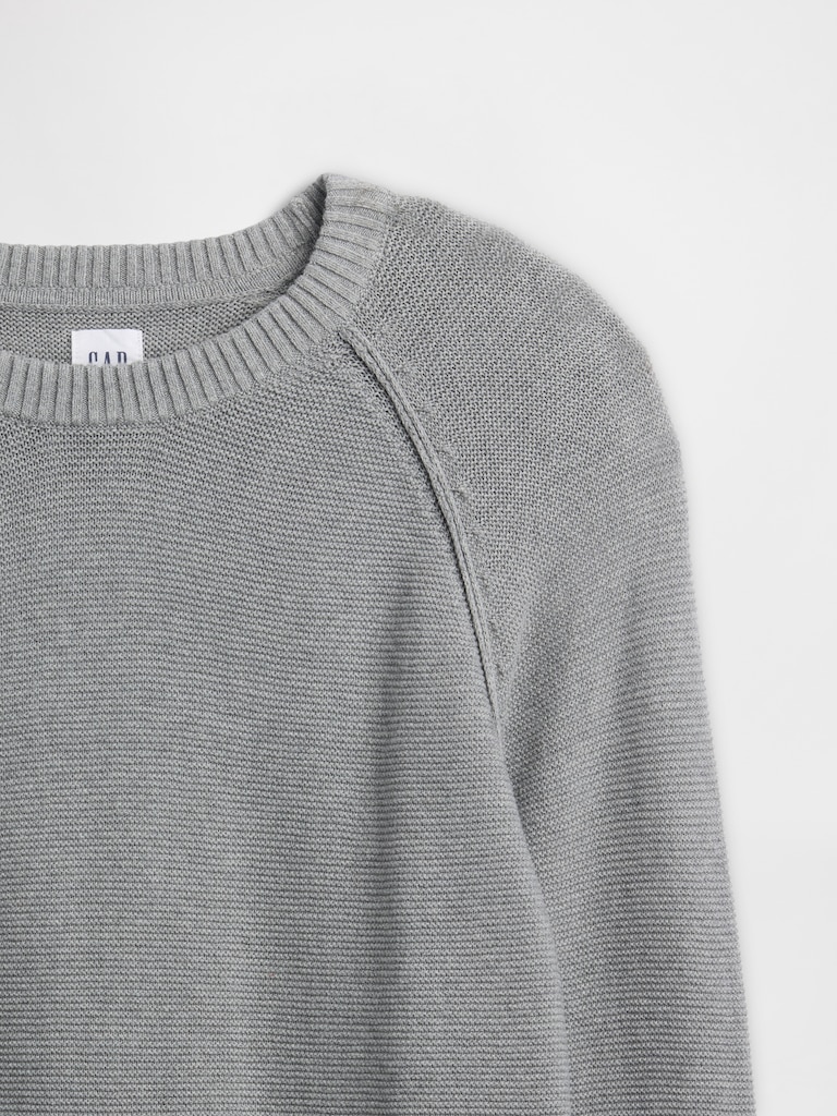 Garter Crewneck Sweater