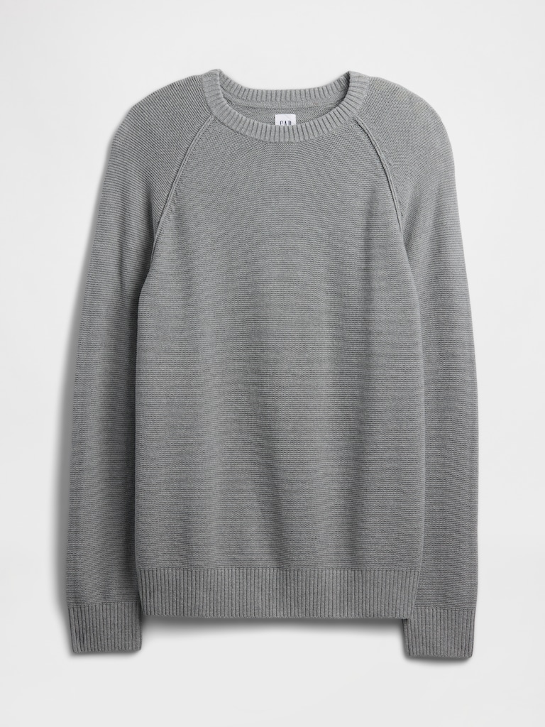 Garter Crewneck Sweater