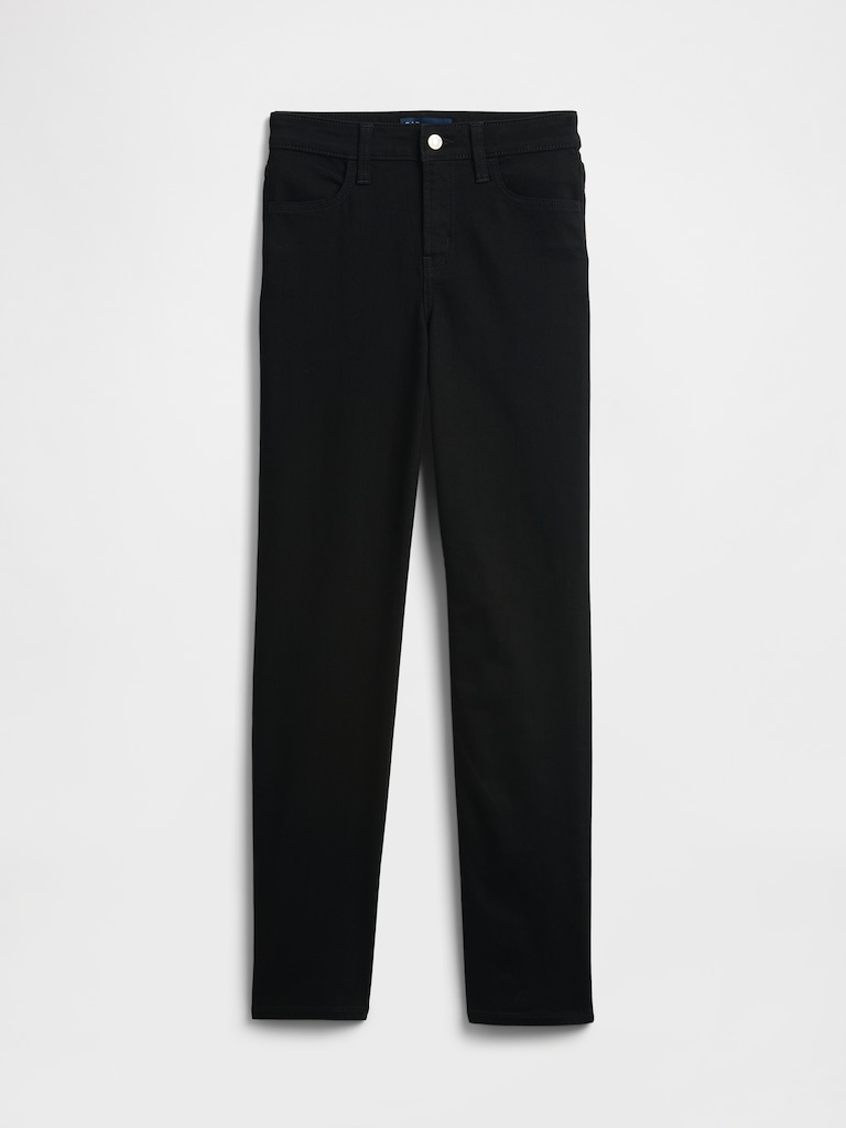 Mid Rise Classic Straight Jeans