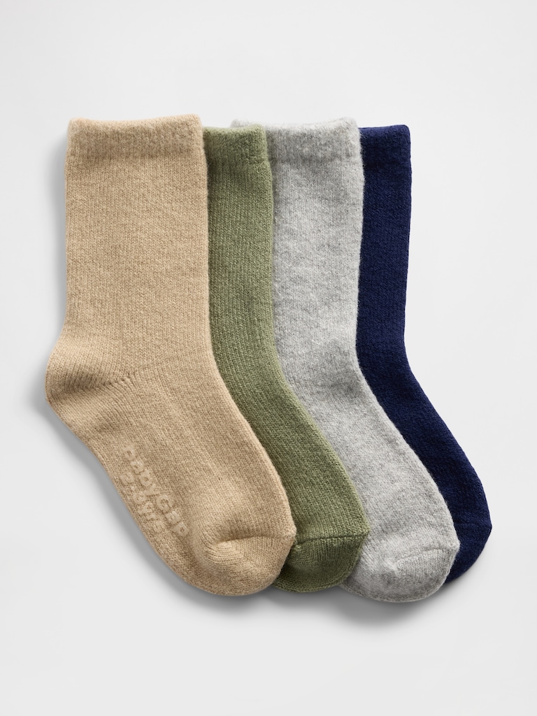 babyGap CashSoft Crew Socks (4-Pack)