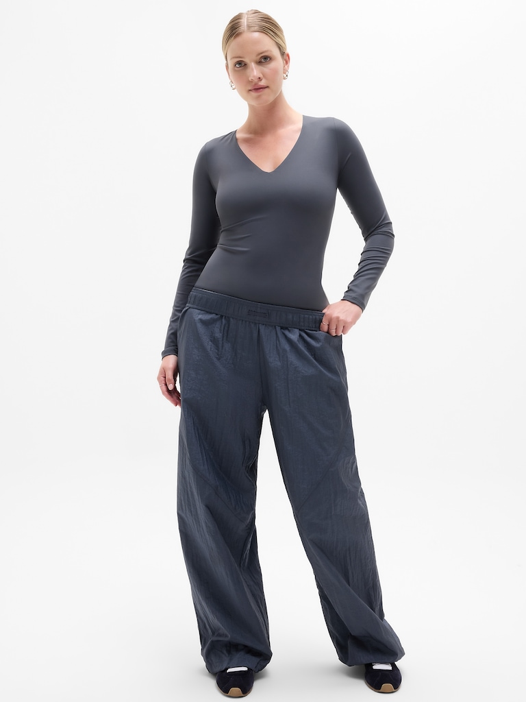 BodyMove Plunge Long Sleeve Bodysuit