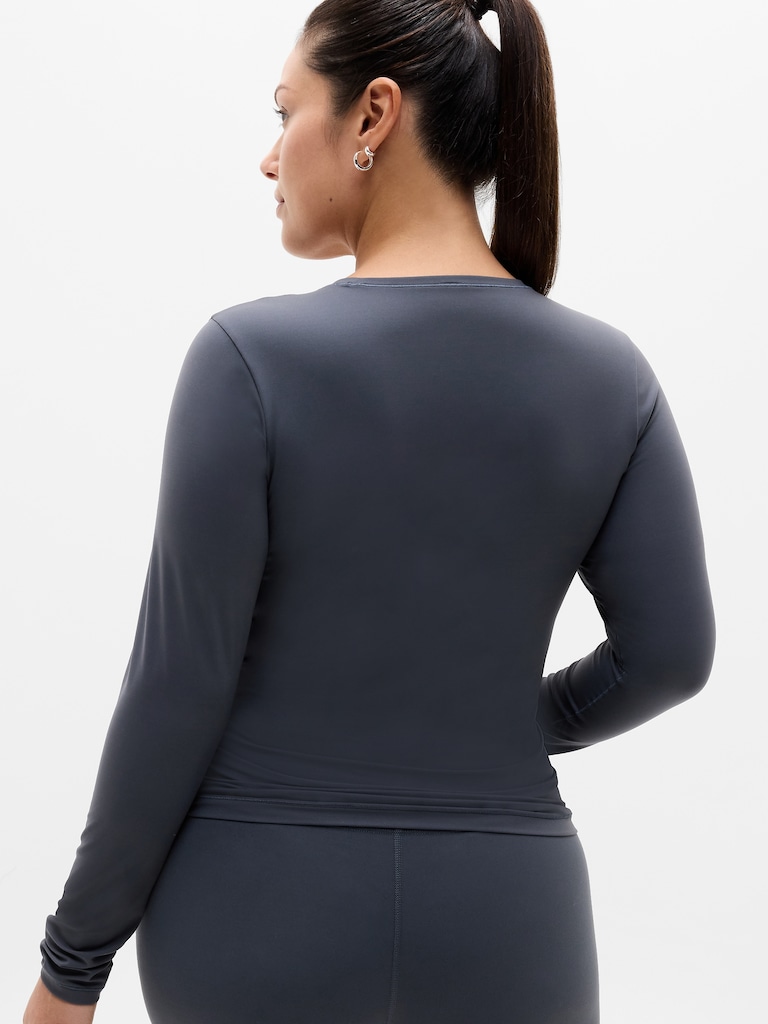 BodyMove Crew Neck Long Sleeve Top