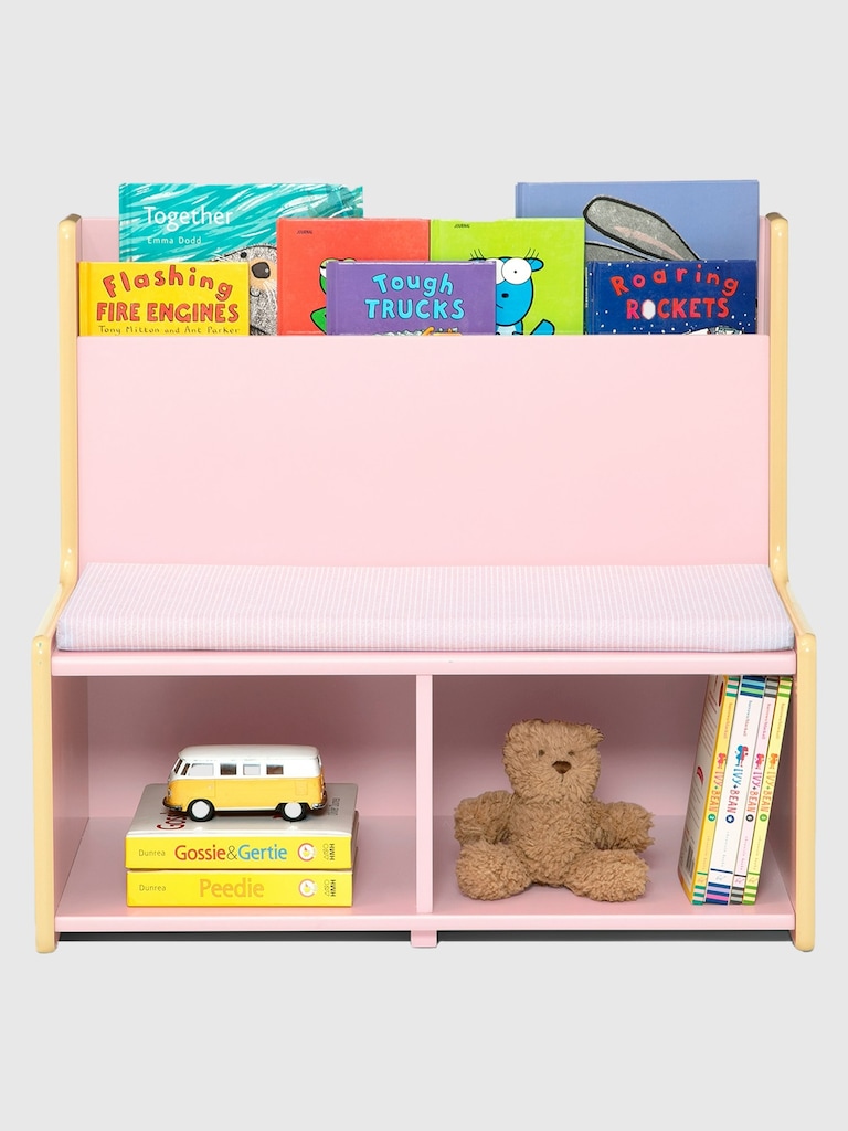 Toddler Reading Nook with Padded Bench