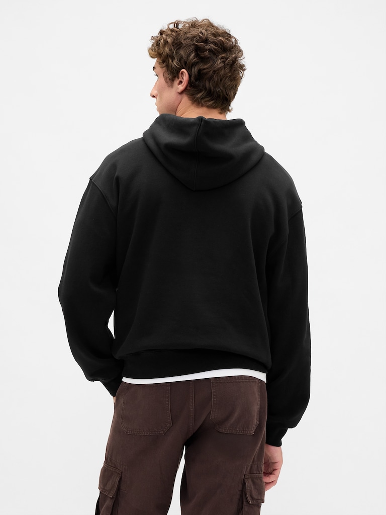 Heavyweight Oversized Logo Hoodie