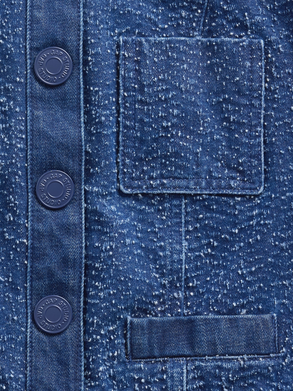 GapStudio Denim Tweed Crop Jacket