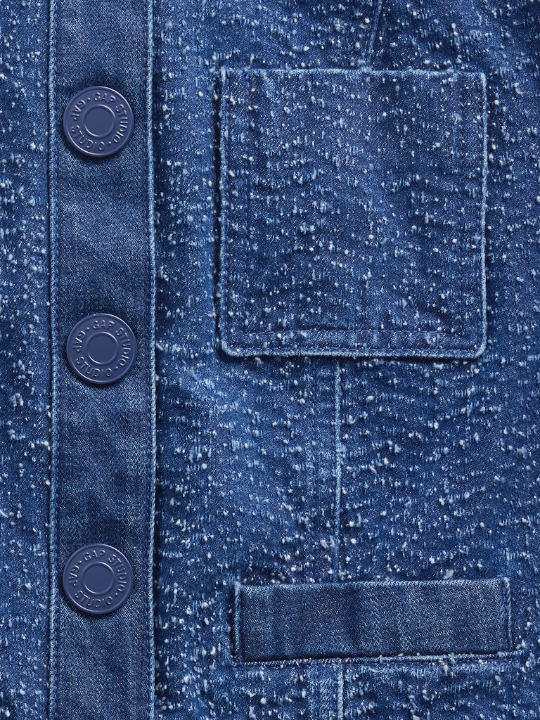 GapStudio Denim Tweed Crop Jacket