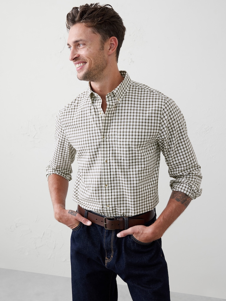 Slim-Fit Softwash Cotton Shirt