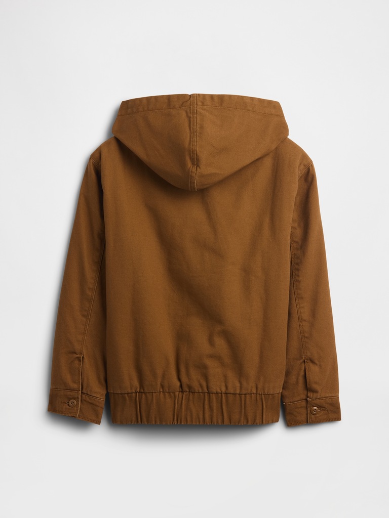 Kids Relaxed Canvas Utility Jacket