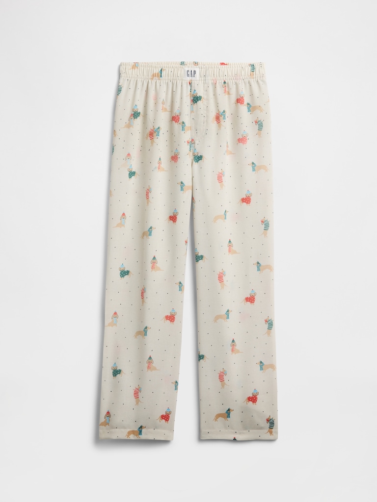 Kids 100% Recycled Flannel PJ Pants