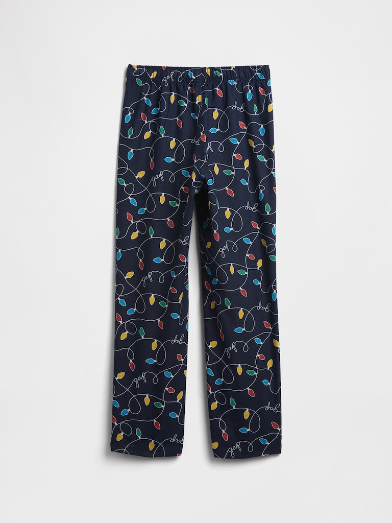 Kids 100% Recycled Flannel PJ Pants