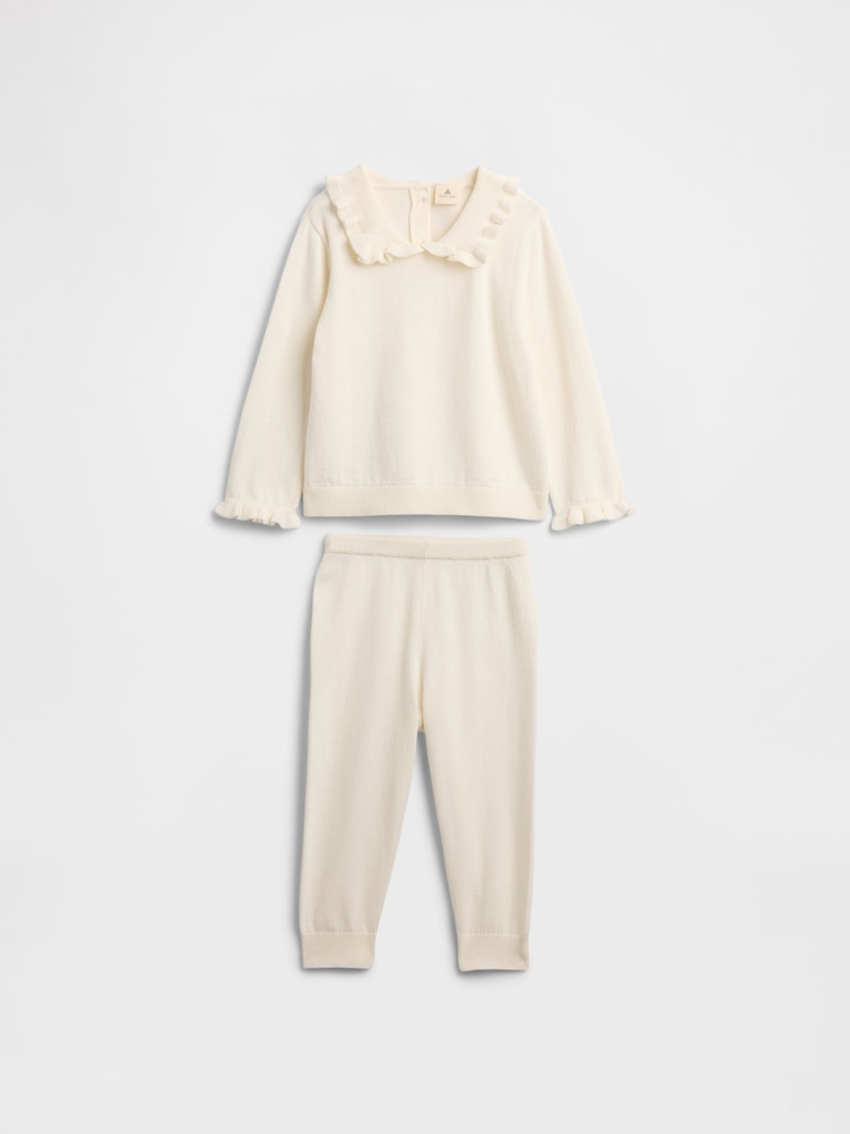 Baby Sweater Two-Piece Outfit Set