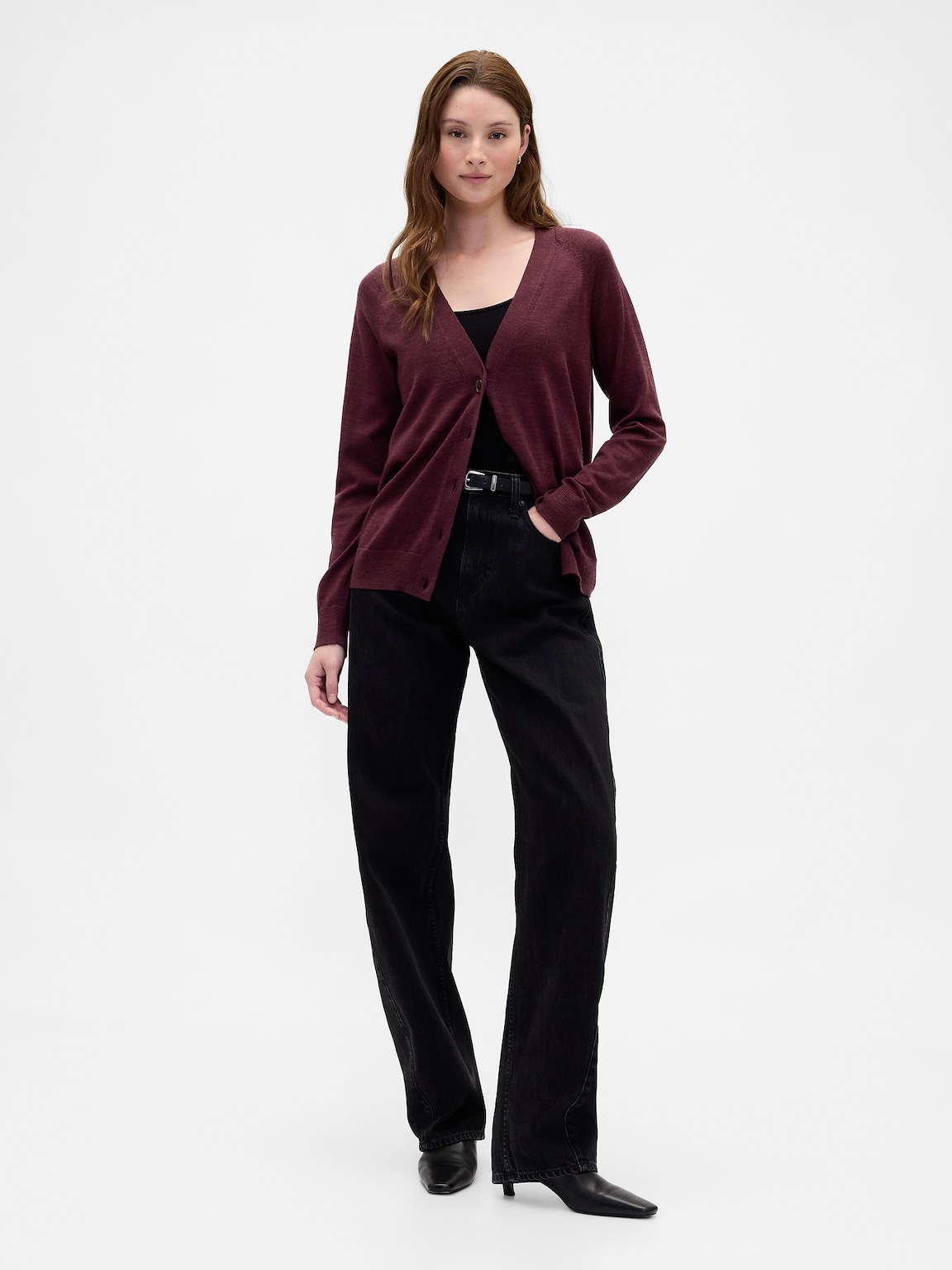 Merino Boyfriend Cardigan