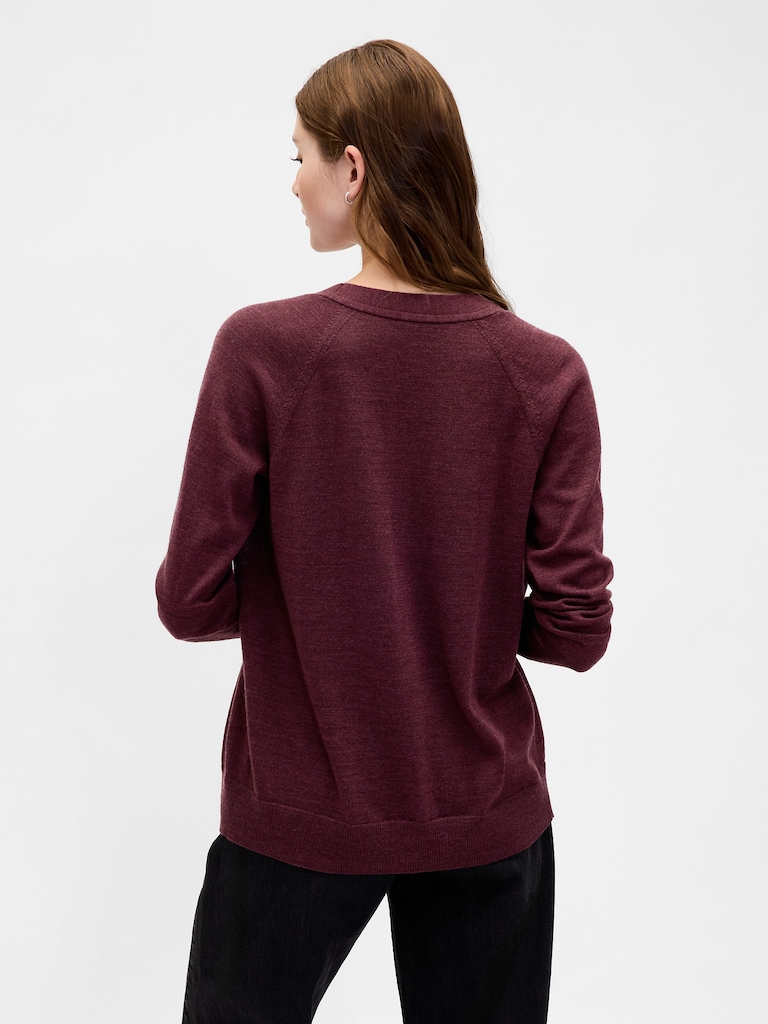 Merino Boyfriend Cardigan