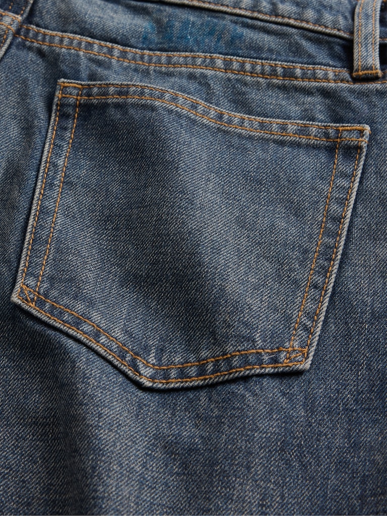 Mid Rise Relaxed Flare Jeans