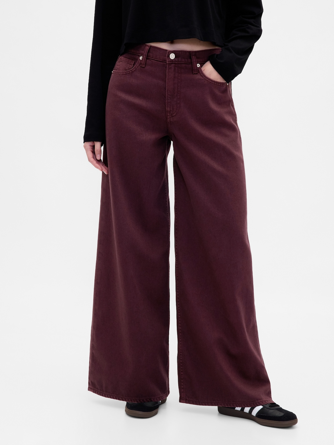Mid Rise UltraSoft Baggy Jeans