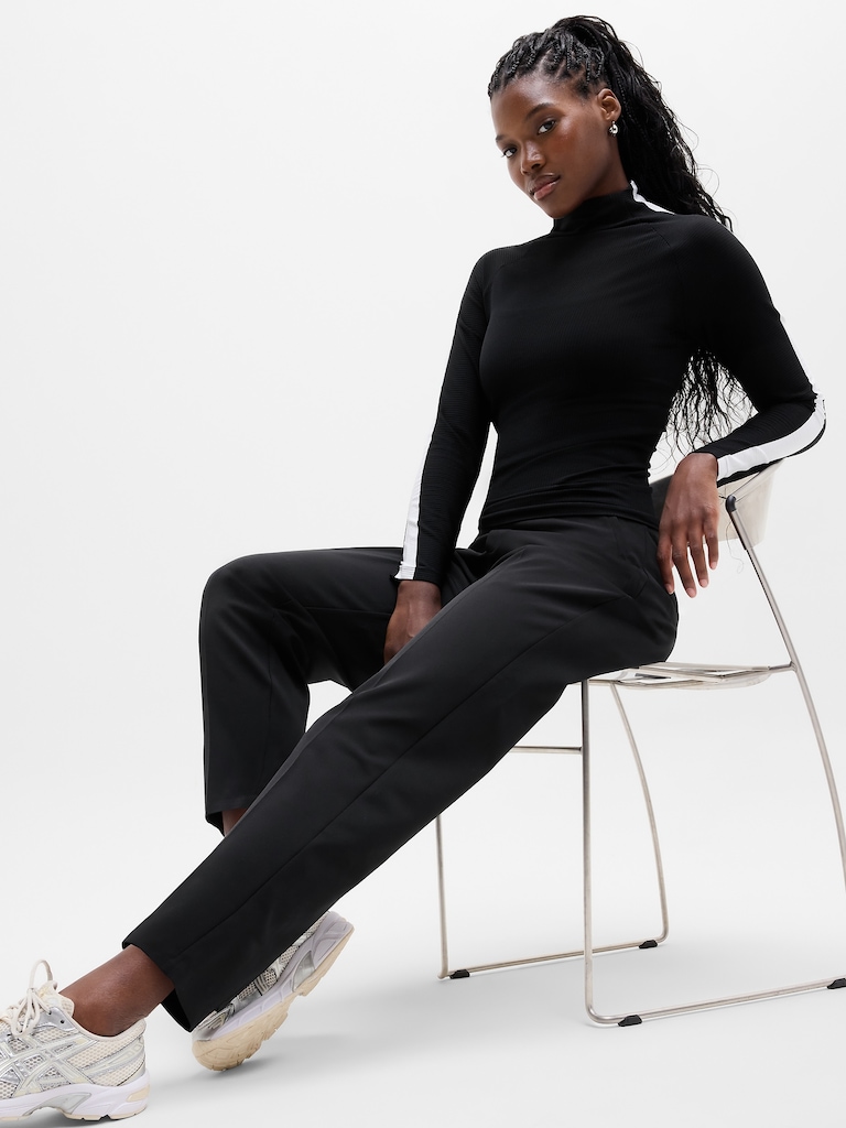 Renew Seamless Mock Neck Top