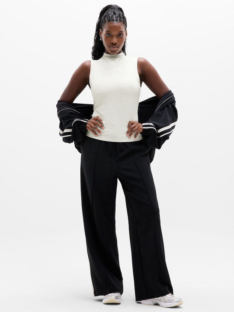 Signature Rib Mock Neck Tank