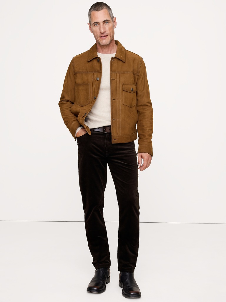 Slim Stretch-Corduroy Traveler Pant