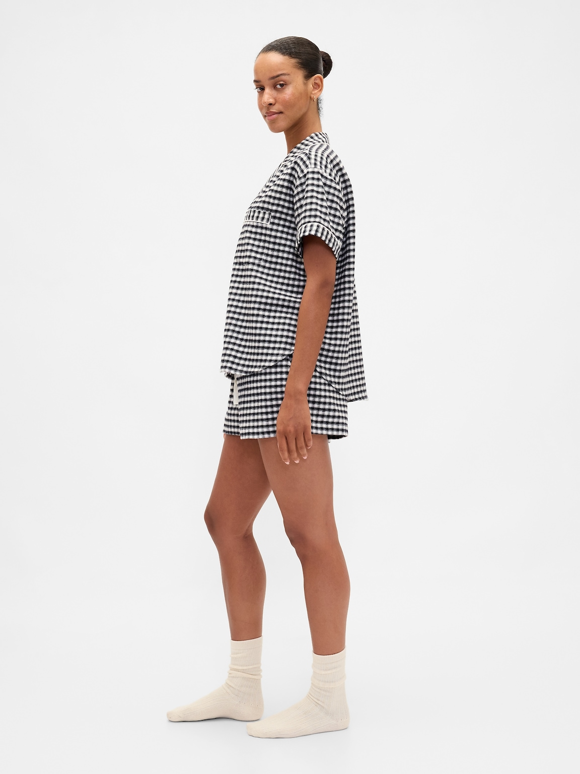 Adult Softest Flannel PJ Short Set