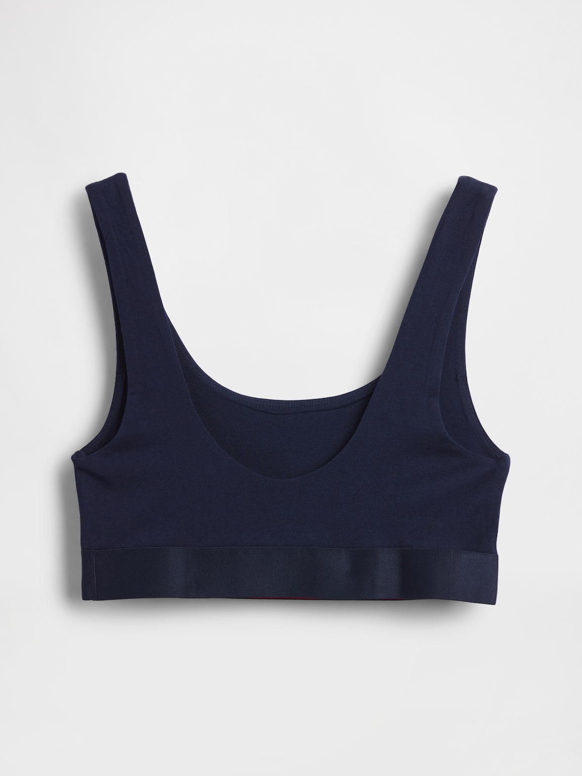 Organic Stretch Cotton Gap Logo Bralette