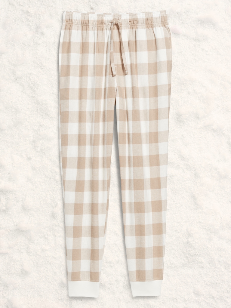 Flannel Pajama Joggers for Men