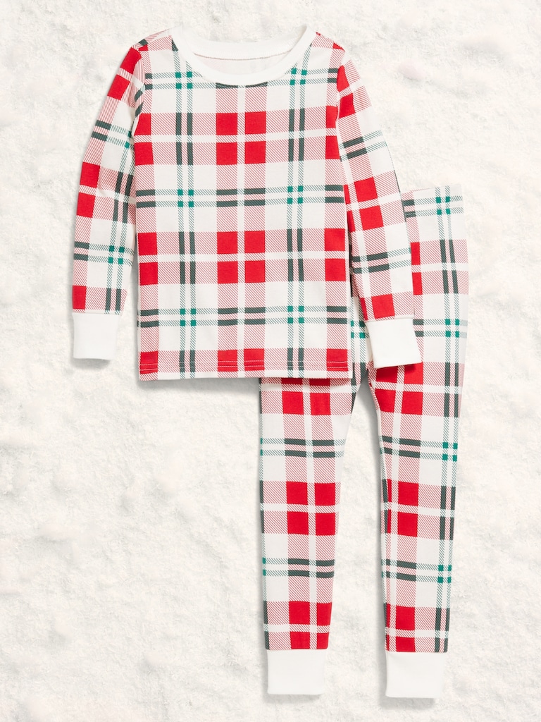 Printed Snug-Fit Pajama Set for Toddler & Baby