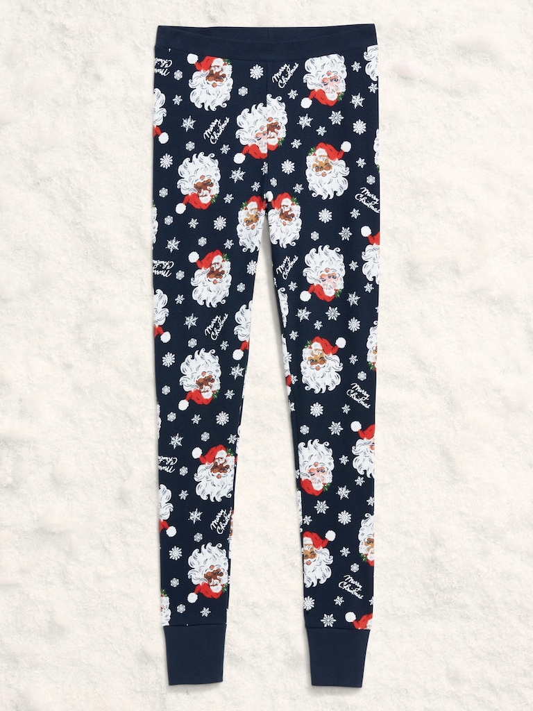 High-Waisted Waffle Pajama Leggings for Women