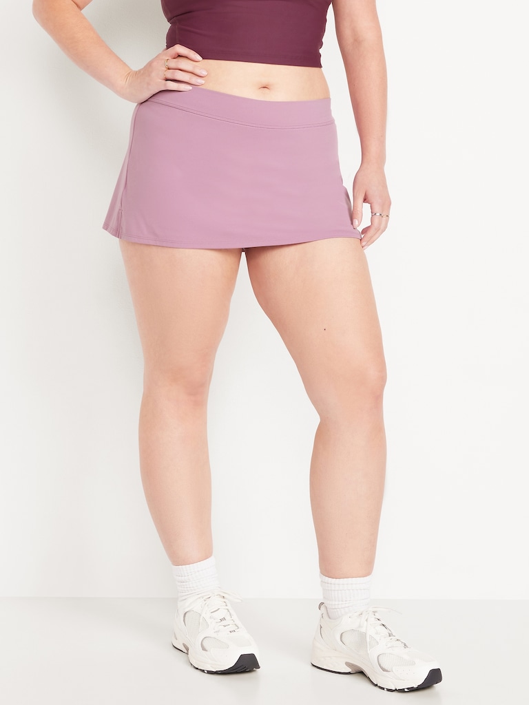 Mid-Rise StudioSmooth Mini Skort