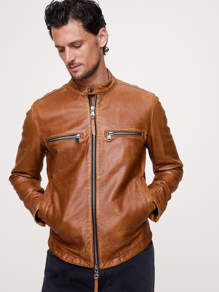 Leather Biker Jacket