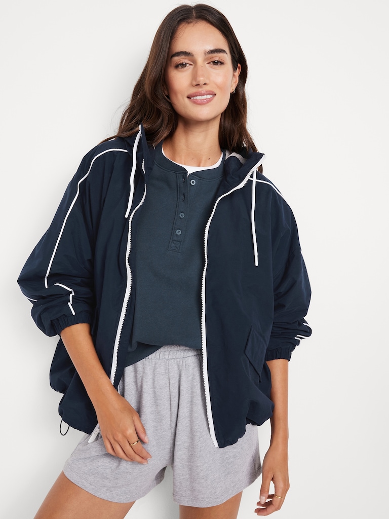 SoComfy Oversized Button-Front Sweatshirt