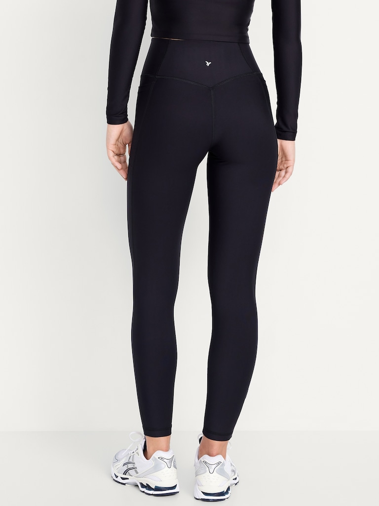 Extra-High Waisted PowerSoft Boundless 7/8 Pocket Leggings – No Front Seam