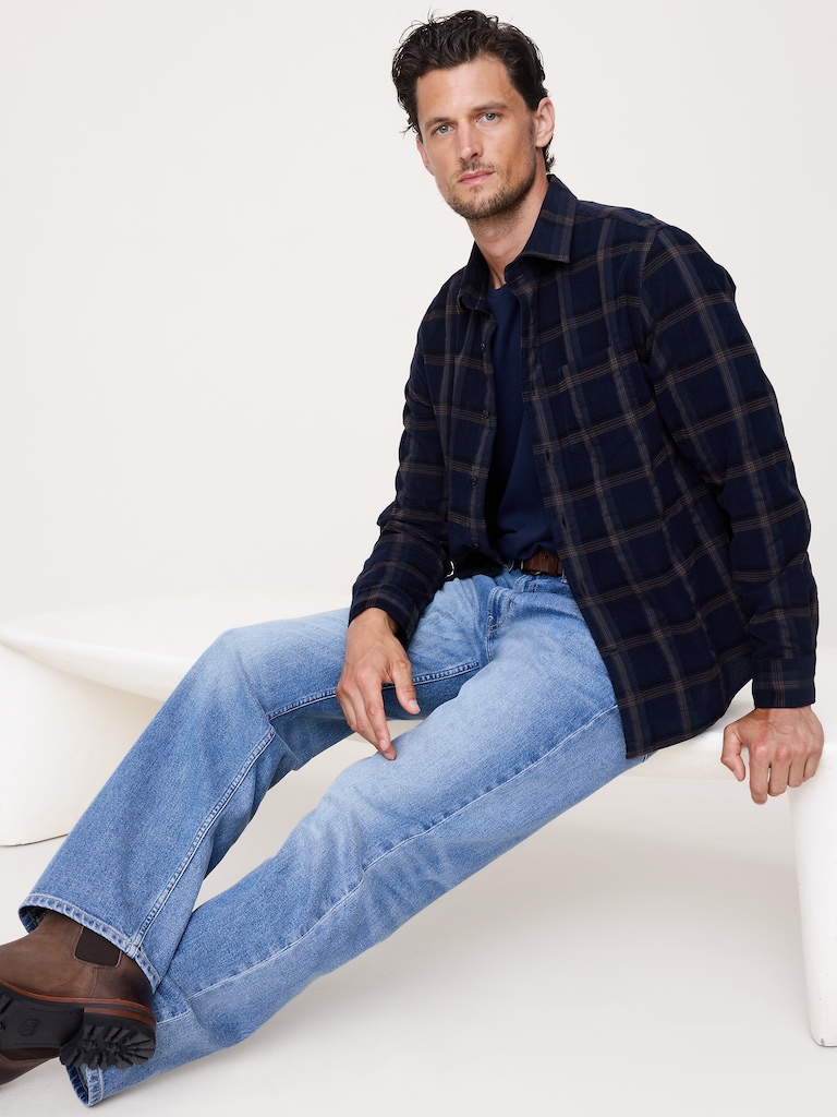 Standard-Fit Lightweight Corduroy Shirt