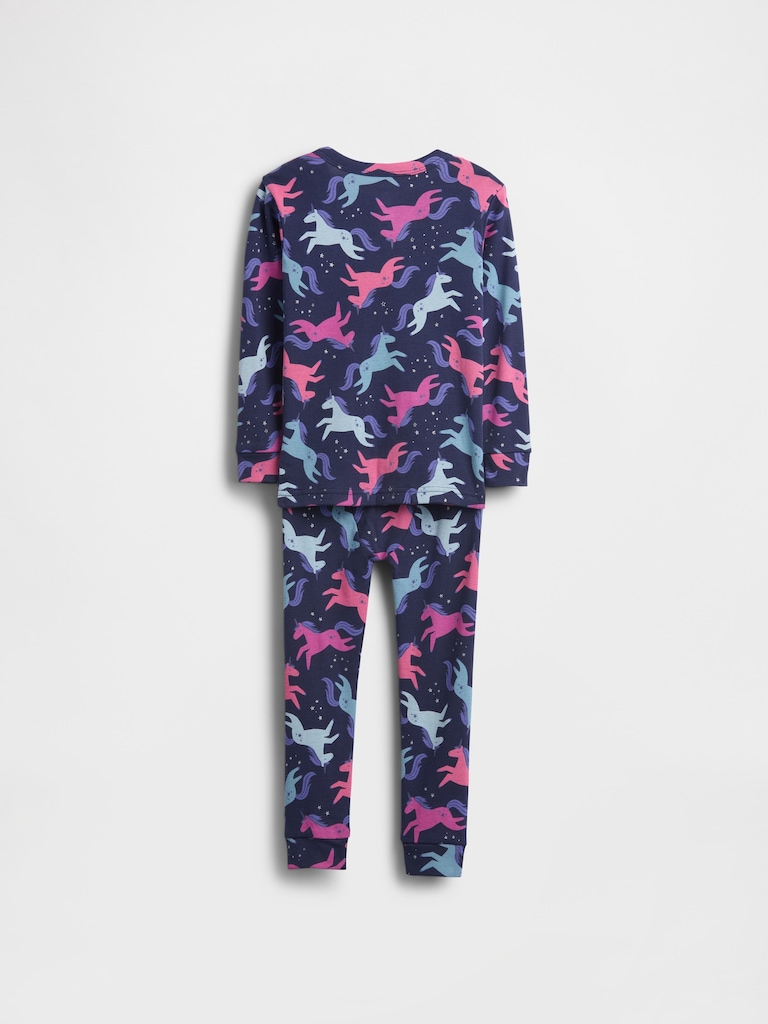 Baby & Toddler Organic Brushed Cotton Unicorn PJ Set